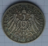2 марки, Вюртемберг, 1901 год., фото №6