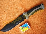 Охотничий туристический нож Columbia 1858B с ножнами 305 мм, фото №4