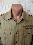 Рубашка милитари ACTIVE WEAR коттон р-р 39-40(состояние!), фото №5