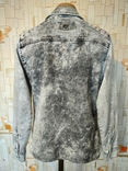 Рубашка джинсовая трикотажная COOLCAT коттон варенка p-p S(состояние!), photo number 7