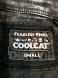 Рубашка джинсовая трикотажная COOLCAT коттон варенка p-p S(состояние!), фото №9