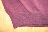 Hajo Полушерстяной красивый свитер мужской т.бордовый меланж XL, photo number 8