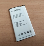 Аккумулятор батарея Sigma Comfort 50 Slim, Comfort 50 Senol, фото №2