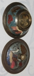Небольшая шкатулка с росписью (бронза, Испания), фото №4