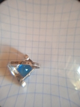 Гарнитур серебро с голубыми камнями, photo number 7
