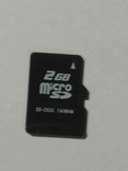 Micro SD 2 GB+Переходник SD, фото №2