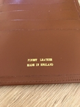 Кожаный кошелек Англия унисекс, photo number 5