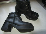  Ботфорты. ботинки кожаные женские 40 раз., фото №3