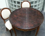 Комплект стола зі стільцями в класичному стилі, фото №5