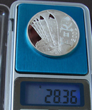 2002 Бермудские острова Серебро, 5 долларов 'Золотой юбилей' m28, фото №7