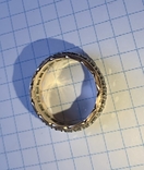 Золотое кольцо с 15 природными бриллиантами, фото №12
