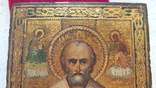 Икона Святой Николай Чудотворец 19 век, фото №3