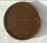 Медаль-Сооружение Александровского моста через Волгу. 1880г., фото №6