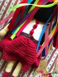 Большая вязанная кукла ручная работа украиночка україночка, фото №10