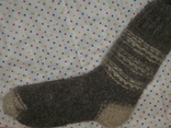 Винтажные Вязанные носки ручной работы. 27, фото №9