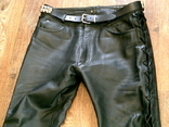 Защитные кожаные штаны с ремнем, photo number 13