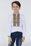Сорочка для хлопчика Світозар (сорочкова біла), фото №3