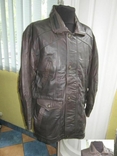 Большая кожаная мужская куртка SMOOTH City Collection. 68р. Лот 1033, фото №3