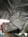 Большая кожаная мужская куртка SMOOTH City Collection. 68р. Лот 1033, фото №6