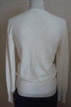 Ангора шерсть Красивый теплый женский свитер бело молочный мыс, фото №5