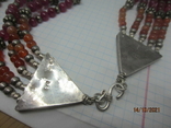 Necklace: silver 925, jade, lapis lazuli, carnelian, tourmaline, photo number 8