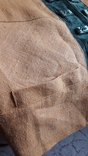 Женский жакет с фурнитурой от Amann Group Германия, лён, кожа, рог, фото №11