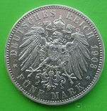 5 марок, Саксония, 1903 год., фото №5