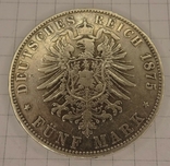 5 марок, 1875 год, Бавария,, фото №9