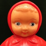 Кукла неваляшка целлулоид пр-ва СССР 24 см. см видео обзор, фото №3