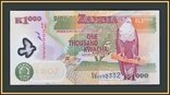 Замбия 1000 квача 2008 P-44 (44f), фото №2