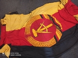 Флаг, флаг шток ГДР 1959-1990 гг. 470 см на 153 см., фото №2