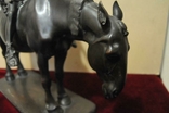 Bronze old author's subject sculpture Horseman v.A. BRANSTETTER 19th century, photo number 5