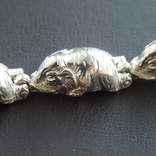 Срібний браслет ручної роботи 925 пр. 29г., фото №4