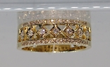Кольцо каблучка обручалка Дорожка ажурная бриллиант діамант жёлтое золото 585 19-19,5р, фото №8