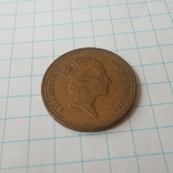 Великобритания 1 пенни, 1986, фото №3