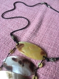 Ожерелье этно стиль перламутр, тигровая расцветка,19 гр, photo number 4