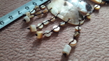 Ожерелье этно стиль перламутр, тигровая расцветка,19 гр, photo number 8