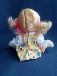 Куколка в платьице и туфельках с двумя хвостиками, 18 см, фото №4