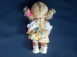 Куколка в платьице и туфельках с двумя хвостиками, 18 см, фото №7