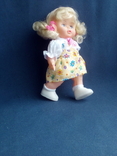 Куколка в платьице и туфельках с двумя хвостиками, 18 см, фото №10