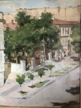 Вид из окна квартиры Буковецкого, Неизвестного Художника, фото №8