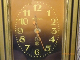 Настенные кварцевые часы янтарь на ходу, фото №3