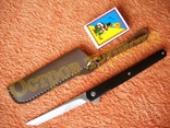 Нож складной полуавтомат Флиппер M390 танто с чехлом 4370, фото №2