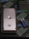 Ювелирные карманные весы Pocket Scale MH-100 0,01-100г с батерейками, фото №3