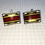 Vintage cufflinks with a beautiful pattern, costume jewelry, USSR, photo number 12