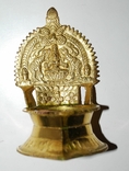 Ароматница для масел, индийское божество, бронза/латунь - h 11 см., фото №3