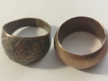 2pcs copper and brass ring, photo number 3