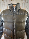 Куртка зимняя. Пуховик COCAO натур. пух серебристый металлик р-р 46 (состояние нового), фото №4