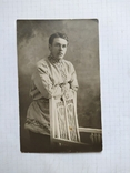 Фотография открытка СССР. 20 - е годы. Мужчина в сорочке., фото №2