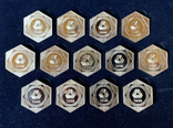 Набор настольные медали, памятные жетоны ОАО Атомная Корпорация ТВЭЛ, 1996-2006, фото №5